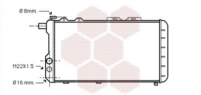 VAN WEZEL Radiators, Motora dzesēšanas sistēma 03002021